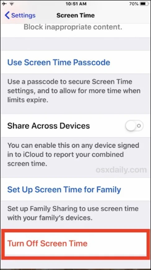 turn-off-screen-time-option